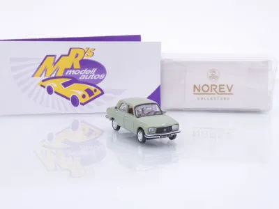 Preview: Norev 473415 # Peugeot 304 Limousine Baujahr 1977 " Golden Green Metallic " 1:87