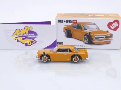 Preview: TSM MINI GT KHMG228 # Nissan Skyline 2000 GT-R " Kaido House / Street V2 " 1:64