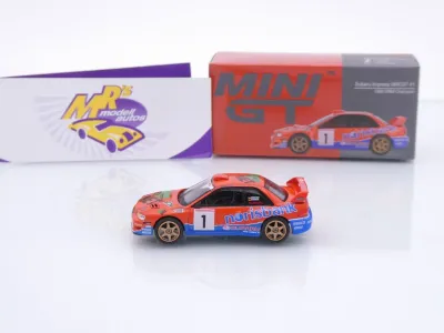 Preview: TSM Mini GT MGT01140-L # Subaru Impreza Rallye DRM Champion 1999 " Armin Kremer " 1:64