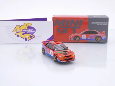 Preview: TSM Mini GT MGT01140-L # Subaru Impreza Rallye DRM Champion 1999 " Armin Kremer " 1:64