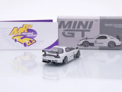 Preview: TSM MINI GT MGT01106-L # Mazda RX-7 (FD3S) RE Amemiya 2004 LHD " silber " 1:64