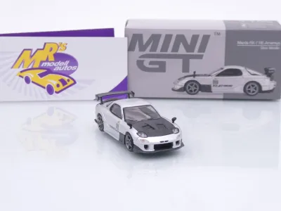 Preview: TSM MINI GT MGT01106-L # Mazda RX-7 (FD3S) RE Amemiya 2004 LHD " silber " 1:64