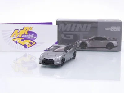 TSM MINI GT MGT01089-L # Nissan NISMO Skyline GT-R (R35) Baujahr 2013 LHD " dunkelgraumetallic " 1:64