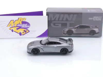 Preview: TSM MINI GT MGT01089-L # Nissan NISMO Skyline GT-R (R35) Baujahr 2013 LHD " dunkelgraumetallic " 1:64