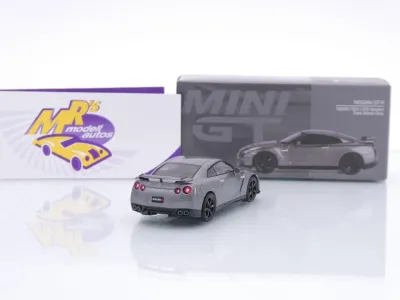 Preview: TSM MINI GT MGT01089-L # Nissan NISMO Skyline GT-R (R35) Baujahr 2013 LHD " dunkelgraumetallic " 1:64