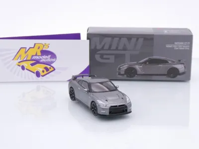 Preview: TSM MINI GT MGT01089-L # Nissan NISMO Skyline GT-R (R35) Baujahr 2013 LHD " dunkelgraumetallic " 1:64
