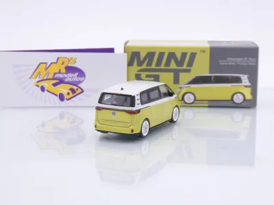 Preview: TSM MINI GT MGT01110-L # Volkswagen VW ID. Buzz 2023 LHD " weiß-gelbmetallic " 1:64