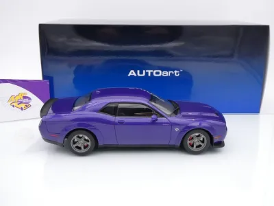 Preview: AUTOart 71768 # Dodge Challenger SRT Super Stock Baujahr 2023 " Plum Crazy Purple " 1:18