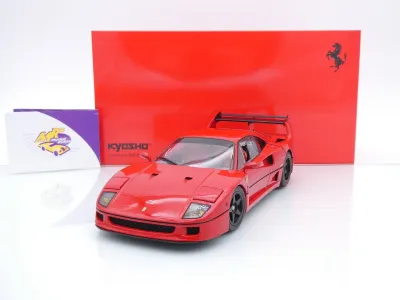 Kyosho 08416RLM # Ferrari F40 Light Weight LM Wing Baujahr 1987 " Rosso " 1:18
