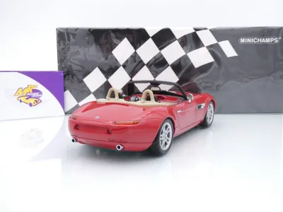 Preview: Minichamps 155024230 # BMW Z8 Roadster Baujahr 2000 " Tornadorot " 1:18