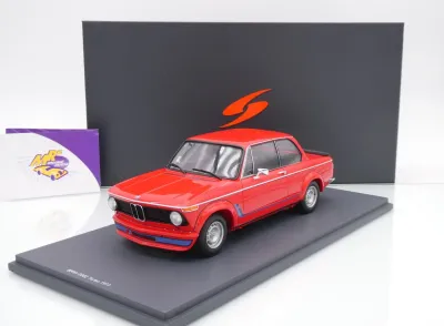 Spark 18S2002 # BMW 2002 Turbo Nr. 4291334 Baujahr 1973 " Veronarot " 1:18