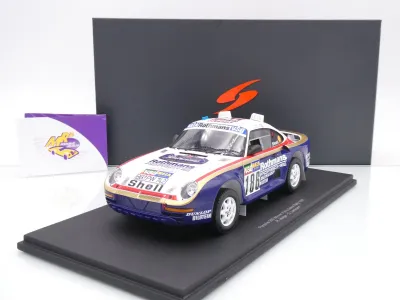 Spark 18S789 # Porsche 959 #186 Winner Rallye Paris Dakar 1986 " Porsche Rothmans " 1:18