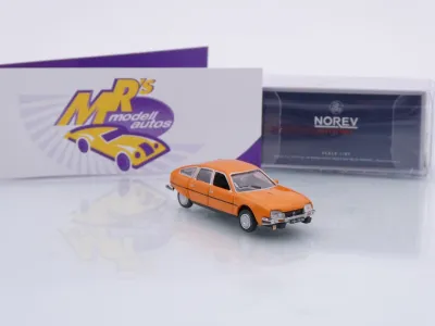 Preview: Norev 159022 # Citroën GX 2400 Limousine Baujahr 1977 " Mandarinorange " 1:87