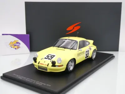 Spark 18SE73 # Porsche 911 Carrera RSR #59 Win 12h Sebring 1973 " Hurley Haywood " 1:18