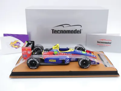 Preview: Tecnomodel TM18-371C # Larrousse Lola LC88 F1 #29 USA GP 1988 " Yannick Dalmas " 1:18