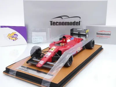 Tecnomodel TM18-392A # Ferrari 642 F1 #28 Spanien GP 1991 " Jean Alesi " 1:18
