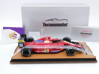 Preview: Tecnomodel TM18-392A # Ferrari 642 F1 #28 Spanien GP 1991 " Jean Alesi " 1:18