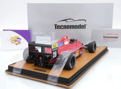 Preview: Tecnomodel TMD18-335C # Ferrari 642 F1 #28 Belgien GP 1991 " Jean Alesi " 1:18