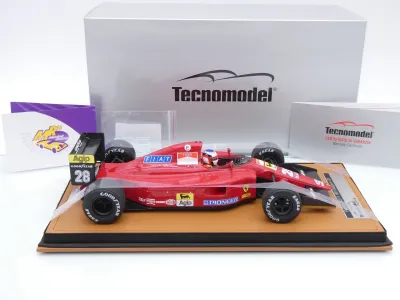 Preview: Tecnomodel TMD18-335C # Ferrari 642 F1 #28 Belgien GP 1991 " Jean Alesi " 1:18