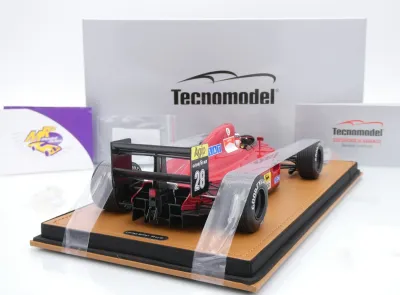 Preview: Tecnomodel TMD18-335A # Ferrari 642 F1 #28 Spanien GP 1991 " Jean Alesi " 1:18