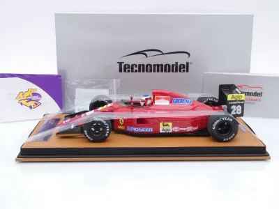 Preview: Tecnomodel TMD18-335A # Ferrari 642 F1 #28 Spanien GP 1991 " Jean Alesi " 1:18