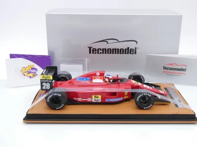 Preview: Tecnomodel TMD18-335A # Ferrari 642 F1 #28 Spanien GP 1991 " Jean Alesi " 1:18