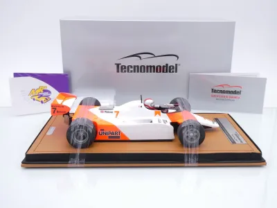 Preview: Tecnomodel TMD18-466B # McLaren MP4/1B F1 #7 Detroit GP 1982 " John Watson " 1:18