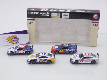 Preview: Lionel Racing CXX2265DARHMS # Chevrolet Camaro ZL1 NASCAR 2022 " Hendrick - Darlington Throwback 4 Car Set " 1:64