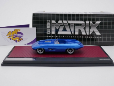 Preview: Matrix MX51606-031 # Pontiac Vivant 77 Herb Adams Baujahr 1965 " blaumetallic " 1:43