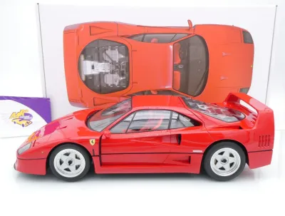 Preview: Norev 127902 # Ferrari F40 Sportwagen Baujahr 1987 " Ferrarirot " 1:12
