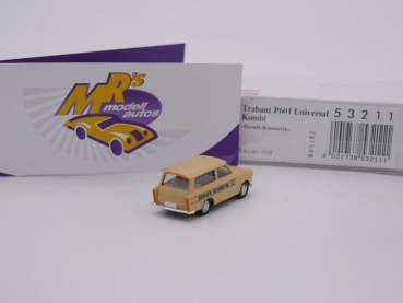 Preview: Busch 53211 # Trabant P601 Universal Kombi beige " Berufs - Kosmetik " 1:87