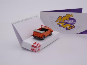 Preview: Busch 52705 # Volkswagen 181 Kurierwagen Baujahr 1970 " orange-grau " 1:87