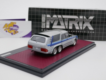 Preview: Matrix MX41801-042 # Saab 906 Turbo Concept Car Baujahr 1984 " silbermetallic-blau " 1:43