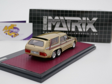 Matrix MX41801-041 # Saab 906 Turbo Concept Car Baujahr 1984 " goldmetallic " 1:43