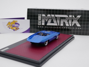 Preview: Matrix MX51606-031 # Pontiac Vivant 77 Herb Adams Baujahr 1965 " blaumetallic " 1:43