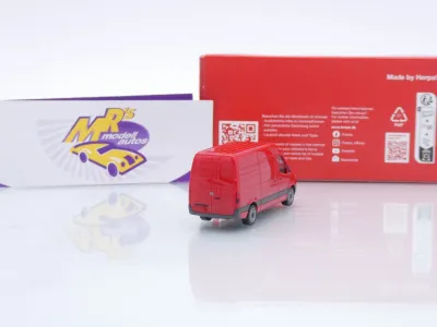 Preview: Herpa 093811-002 # Mercedes-Benz Sprinter '18 Kasten HD " rot " 1:87