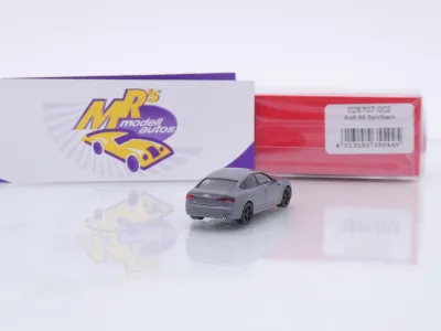 Preview: Herpa 028707-002 # Audi A5 Sportback Baujahr 2021 " Nardograu " 1:87