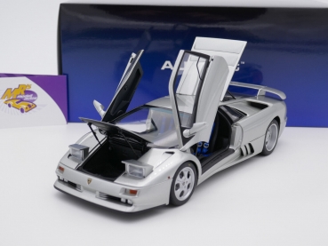 Preview: AUTOart 79143 # Lamborghini Diablo SE30 JOTA Baujahr 1995 " silbermetallic " 1:18