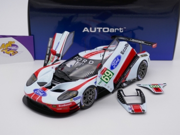 Preview: AUTOart 81913 # Ford GT Nr.69 24hrs Le Mans 2019 " Ford Performance " 1:18