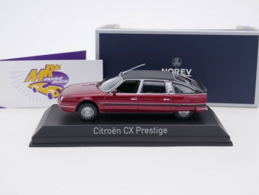 Preview: Norev 159020 # Citröen CX Turbo 2 Prestige Baujahr 1986 " florentin red " 1:43
