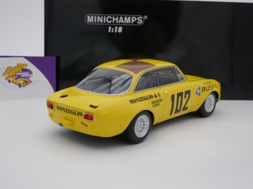 Preview: Minichamps 155711202 # Alfa Romeo GTA Nr.102 Targa Florio 1971 " Team Monzeglio " 1:18