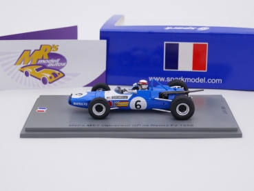 Preview: Spark SF105 # Matra MS7 Vainqueur Grand Prix de Reims F2 1968 " Jackie Stewart " 1:43
