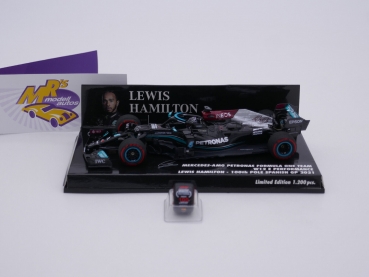 Preview: Minichamps 410210444 # Mercedes AMG F1 W12 Spanien GP 2021 " Lewis Hamilton " 1:43