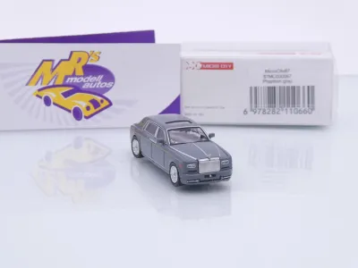 Preview: Micro City Herpa 87MC000067 # Rolls Royce Phantom VIII Baujahr 2018-22 " grau " 1:87