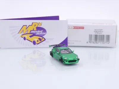 Preview: Micro City Herpa 87MC000072 # Toyota GT86 Baujahr 2012-2020 " Pandem grünmetallic " 1:87