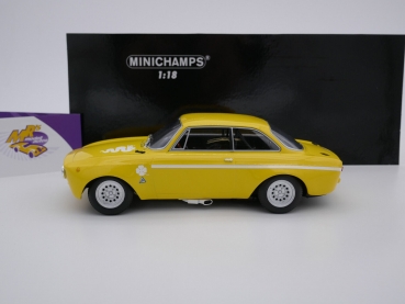 Preview: Minichamps 155120024 # Alfa Romeo GTA 1300 Junior Baujahr 1971 " alfagelb " 1:18