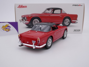 Preview: Schuco PRO.R18 00246 # Triumph TR5 Hardtop Baujahr 1967 " rot-schwarz " 1:18