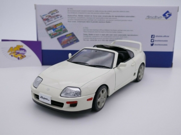 Solido S1807602 # Toyota Supra MK4 Coupe (offen) Baujahr 1993 " weiß " 1:18