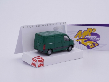 Preview: Busch 53402 # Mercedes Benz Sprinter Baujahr 2018 Kastenwagen " grün " 1:87