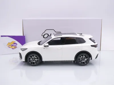Preview: Ottomobile OT1219 # Volkswagen VW Tiguan e Tsi R-Line Baujahr 2024 " weißmetallic " 1:18